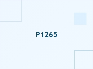 P1265 Code Meaning and Causes